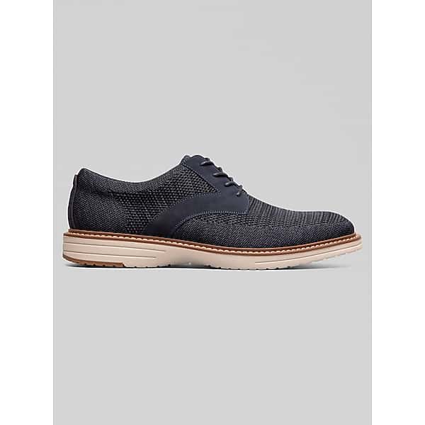 Nunn Bush Men's Griff Knit Plain Toe Oxfords Navy - Size: 8 D-Width