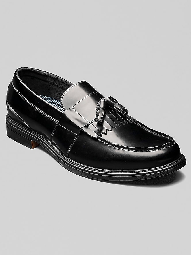 Nunn Bush Keaton Leather Moc Toe Tassel Slip-On Shoes