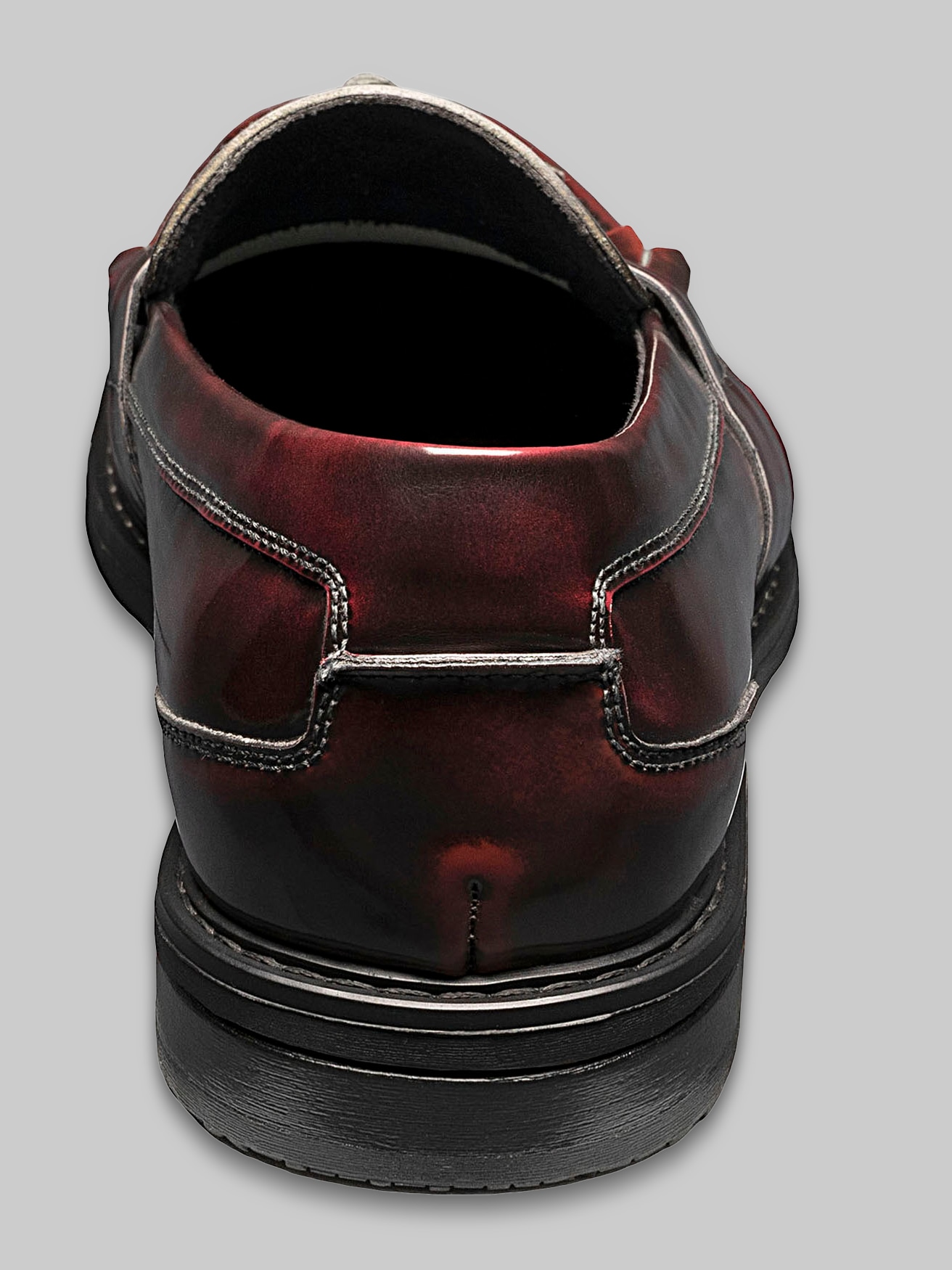Keaton Leather Moc Toe Tassel Slip-On Shoes