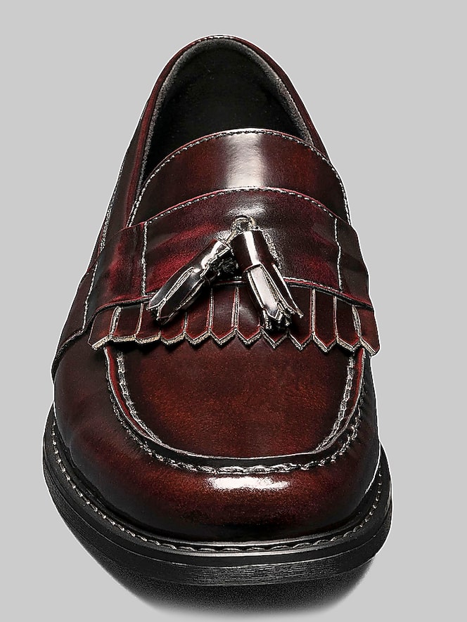 Nunn Bush Keaton Leather Moc Toe Tassel Slip-On Shoes