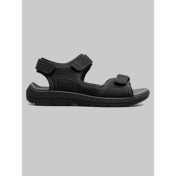 Nunn Bush Men's Laguna 3-Strap River Sandals Black - Size: 11 WIDE