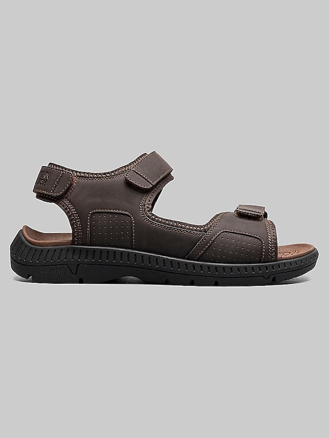 Nunn Bush Men's Laguna 3-Strap River Sandals , Brown