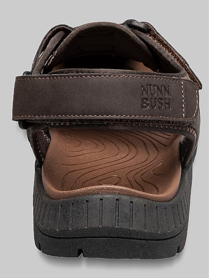 Nunn Bush Laguna Closed Toe Fisherman Sandals, Brown - Image 5 of 8