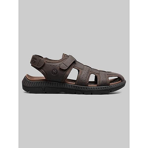 Nunn Bush Men's Laguna Closed Toe Fisherman Sandals Brown - Size: 11 D-Width