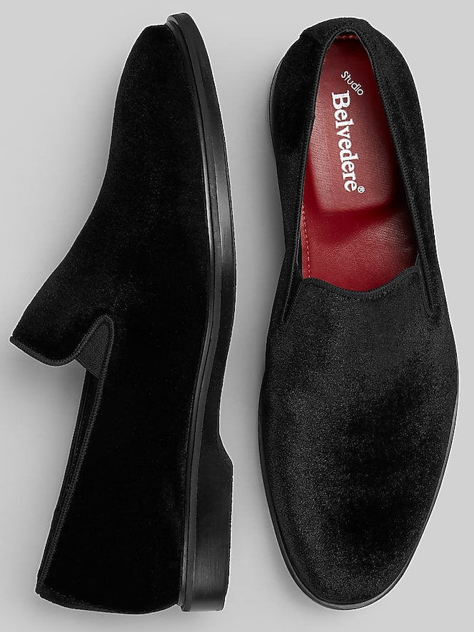 Belvedere Luis Velvet Formal Loafers