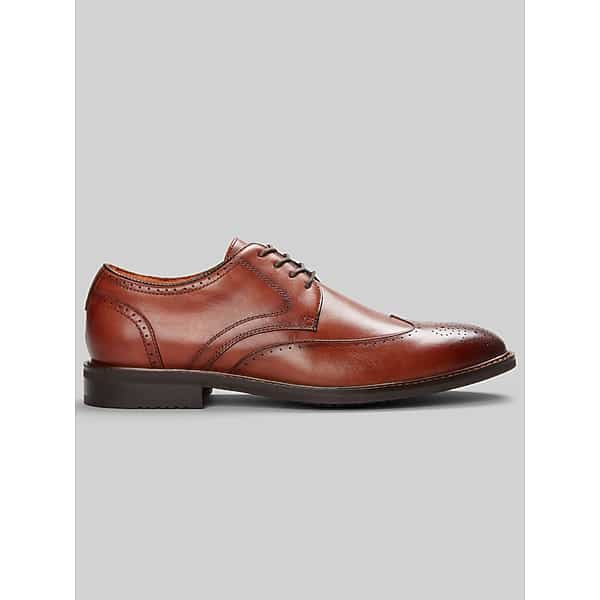 Stacy Adams Men's Bennett Wingtip Oxfords Tan - Size: 9.5 D-Width