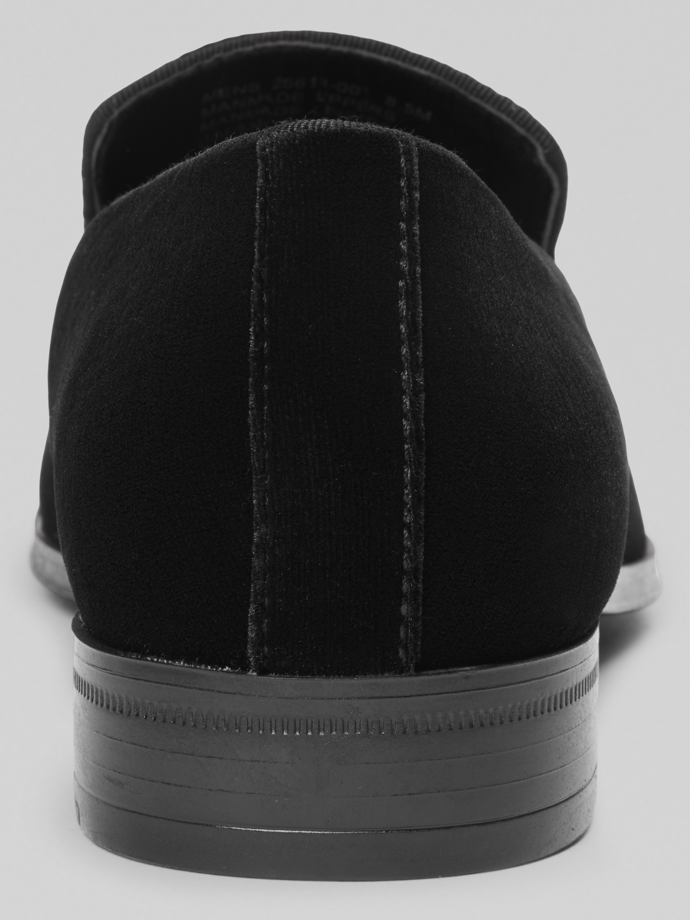 Savian Plain Toe Velour Formal Loafers