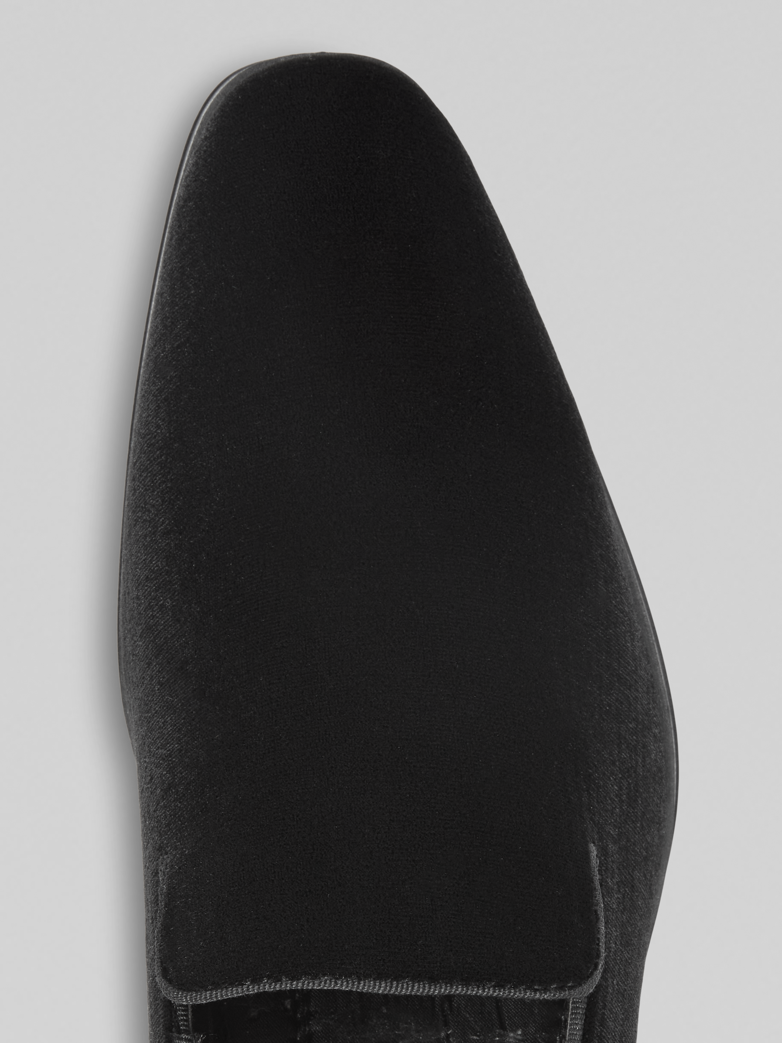 Savian Plain Toe Velour Formal Loafers
