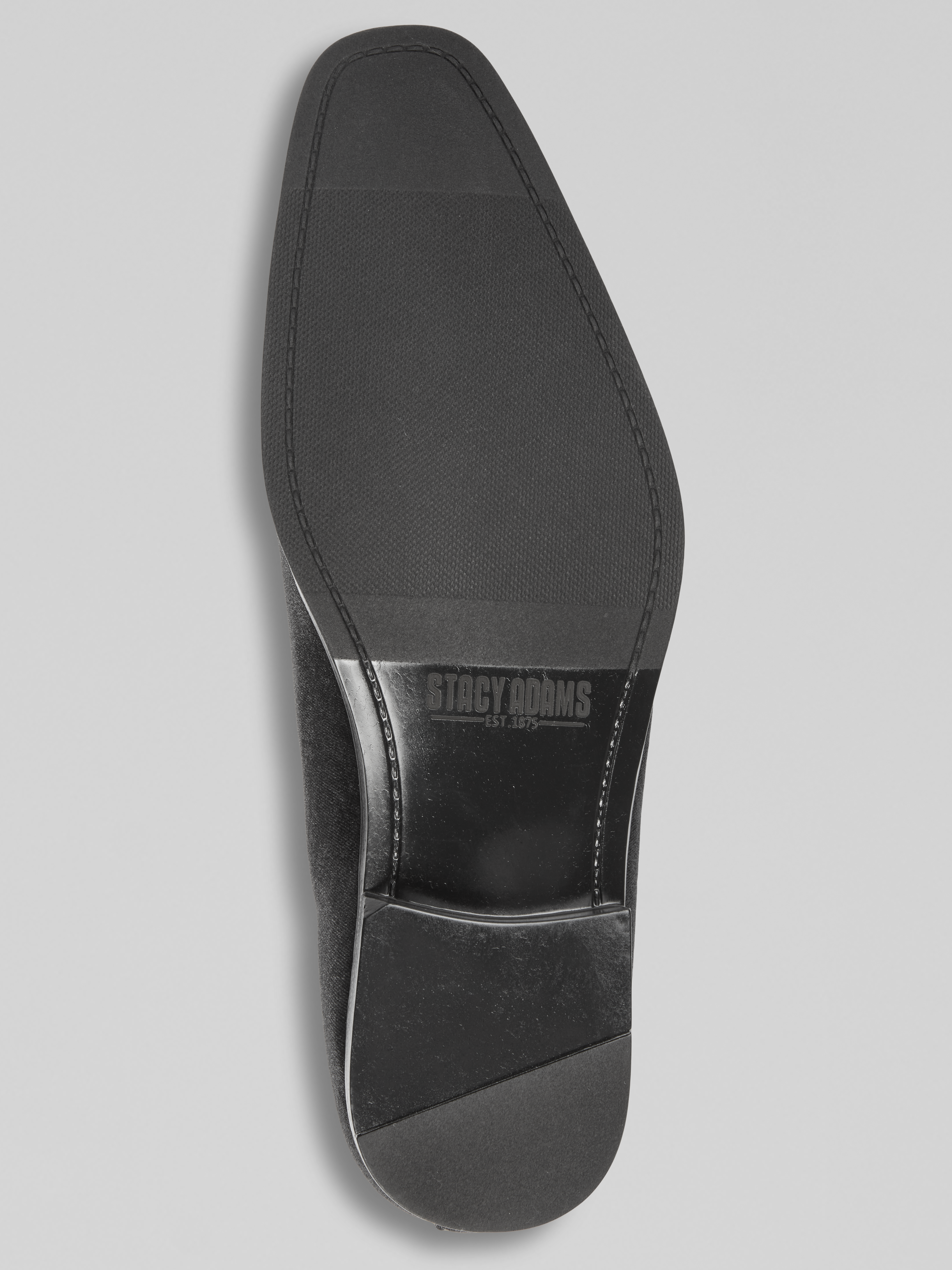Savian Plain Toe Velour Formal Loafers