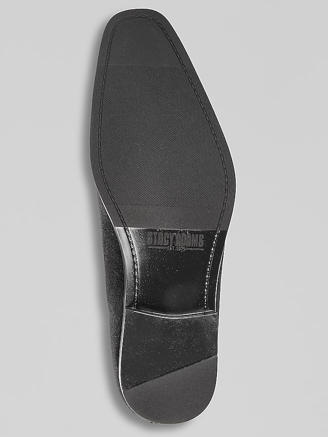 Stacy Adams Savian Plain Toe Velour Formal Loafers