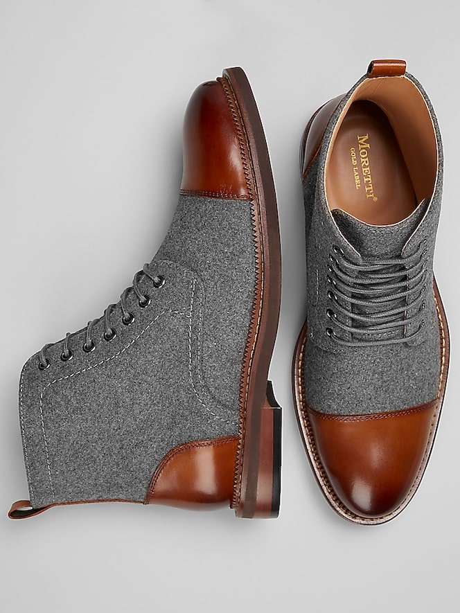 Moretti Alexander Cap Toe Boots