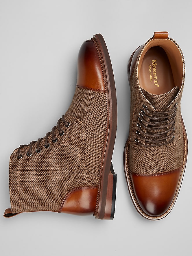 Moretti Alexander Cap Toe Boots