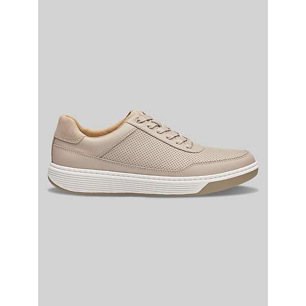 Johnston & Murphy Men's Dawson Perfed U-Throat Sneakers Beige - Size: 8 1/2 D-Width