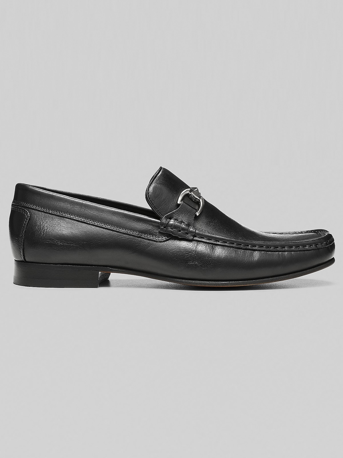 Donald Pliner Black Leather Loafers Slip-On Dress Shoes 5 Donald Pliner Men main image 3