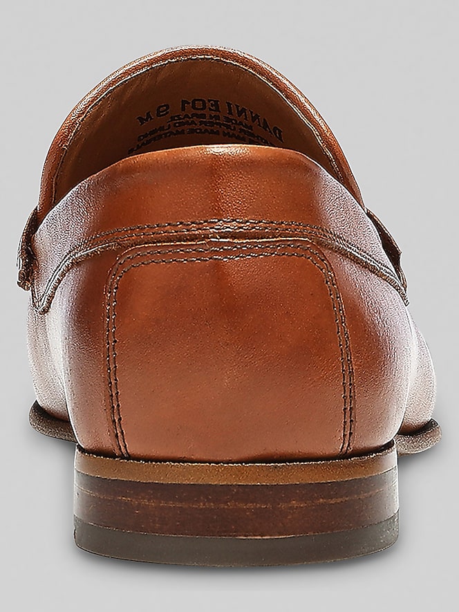 Donald Pliner Bit Toe Leather Loafers