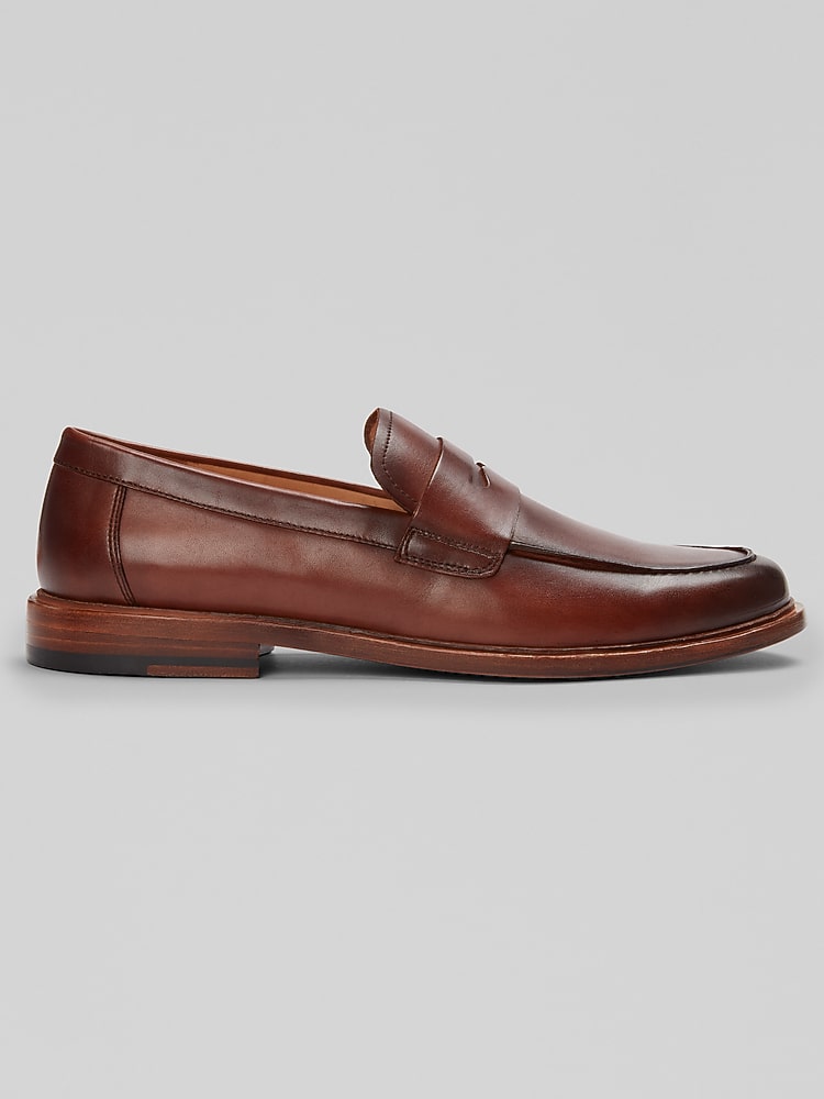 Men\'s Warfield & Grand Penny Loafers - Brown Leather Warfield & Grand Camino Leather Moc Toe Penny Loafers  main image 4