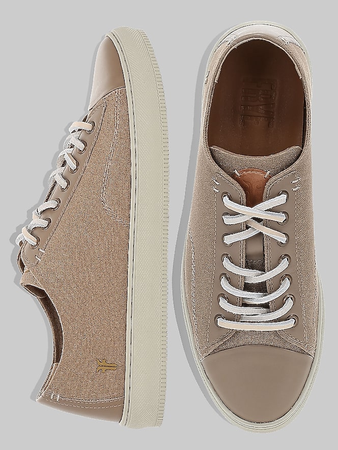 Frye Astor Cap Toe Low Lace-Up Sneakers