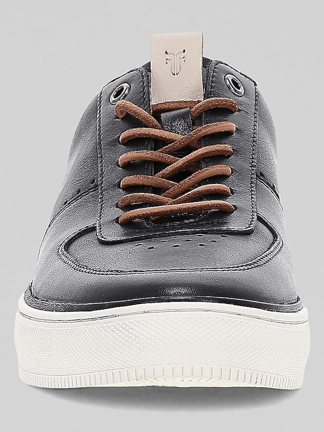 Frye Astor Leather Low Lace Court Sneakers