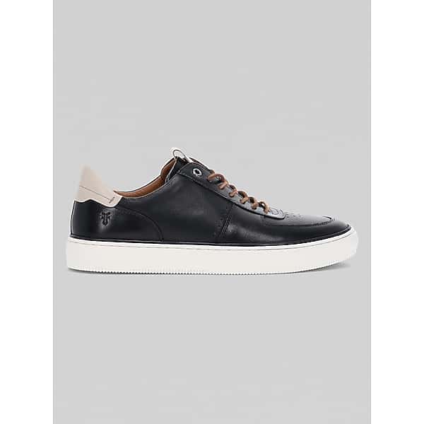 Frye Men's Astor Leather Low Lace Court Sneakers Black - Size: 9 D-Width TMW432R90402