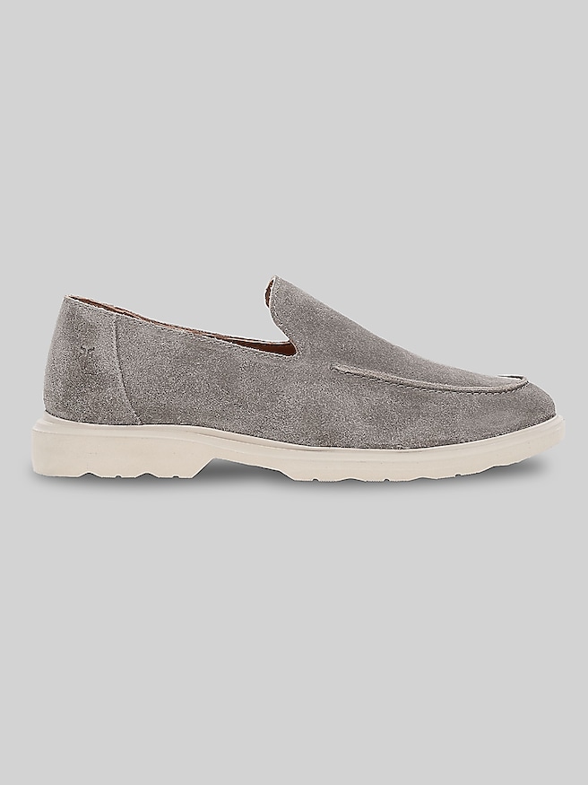 Frye Men's Connor Venetian Suede Loafers , Gray