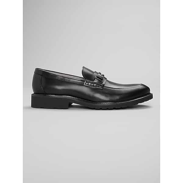 Awearness Kenneth Cole Men's CHILLFLEX Slip-On Bit Loafers Black - Size: 12 D-Width