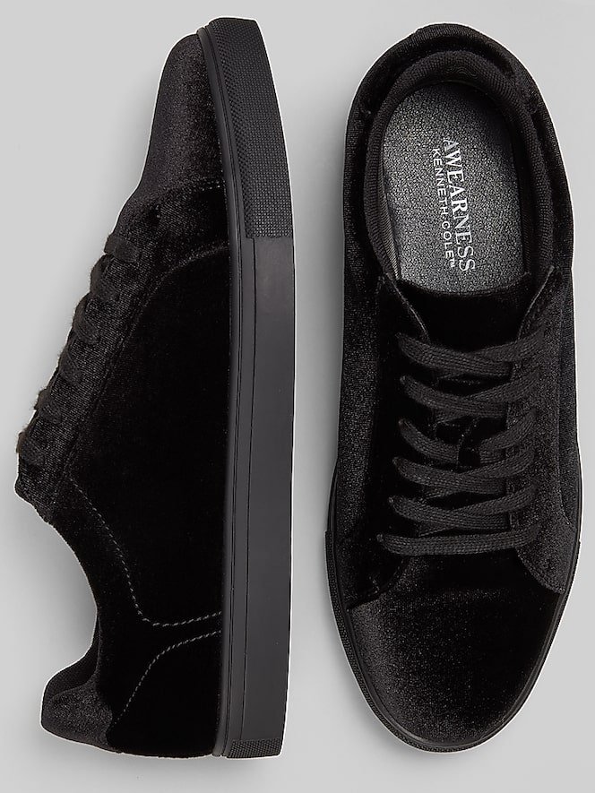 Awearness Kenneth Cole Velvet Sneakers