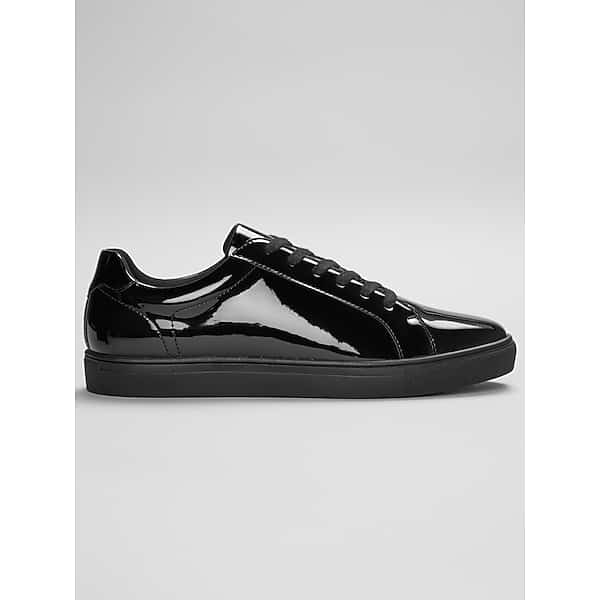 Awearness Kenneth Cole Men's CHILLFLEX Patent Leather Sneaker Formal Black - Size: 11.5 D-Width