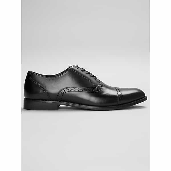 Joseph Abboud Men's Cap Toe Dress Oxfords Black - Size: 8.5 D-Width