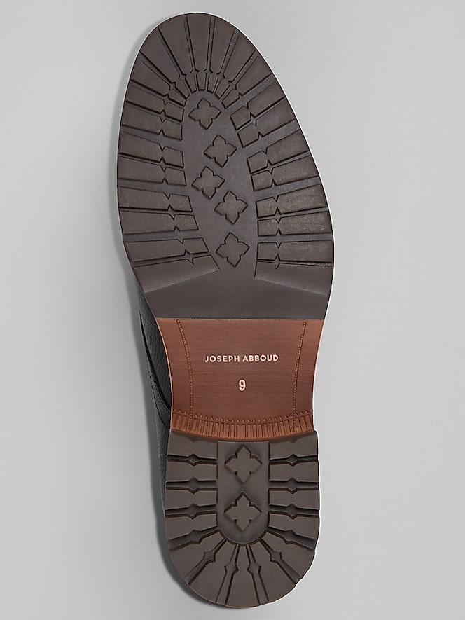 Joseph Abboud Pebbled Leather Chukka Boots