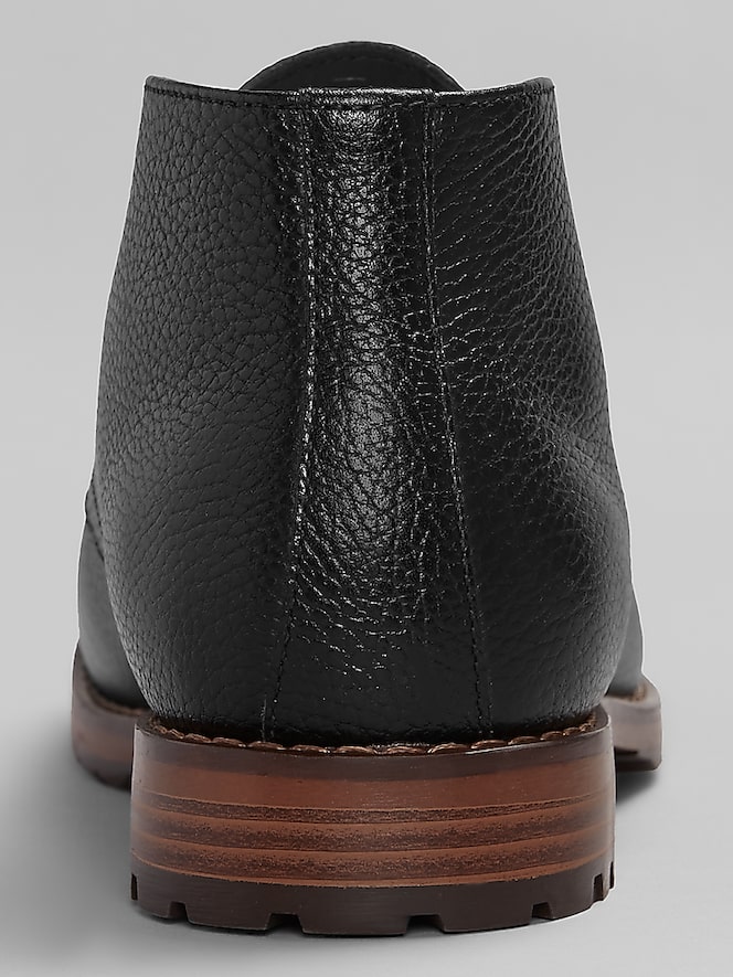 Joseph Abboud Pebbled Leather Chukka Boots