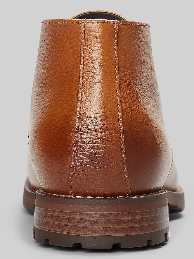 Joseph Abboud Pebbled Leather Chukka Boots