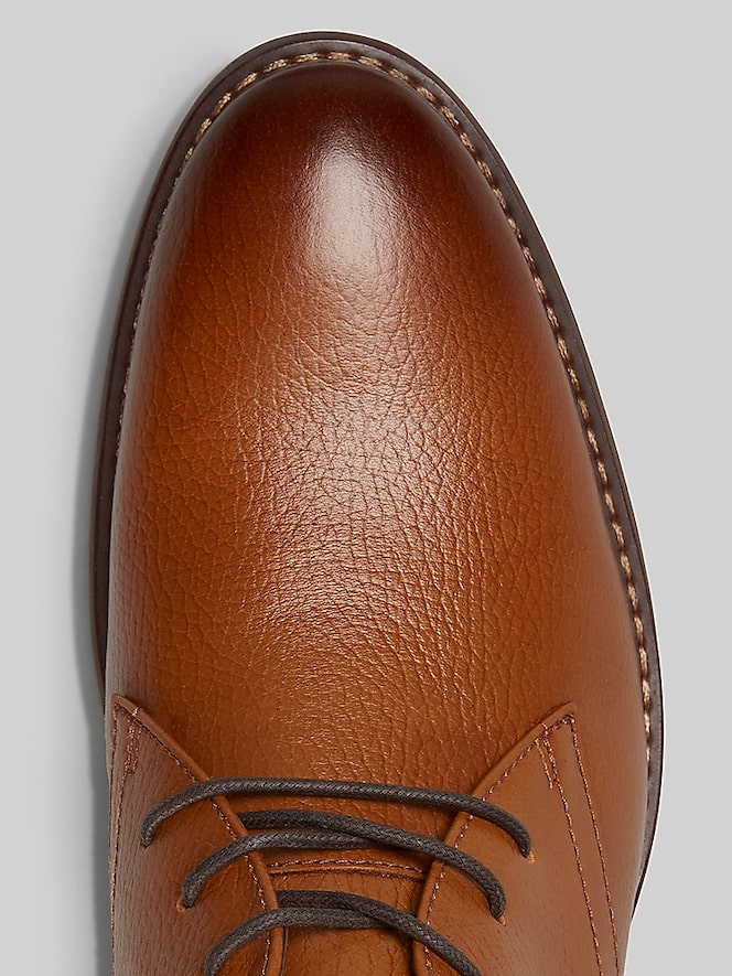 Joseph Abboud Pebbled Leather Chukka Boots