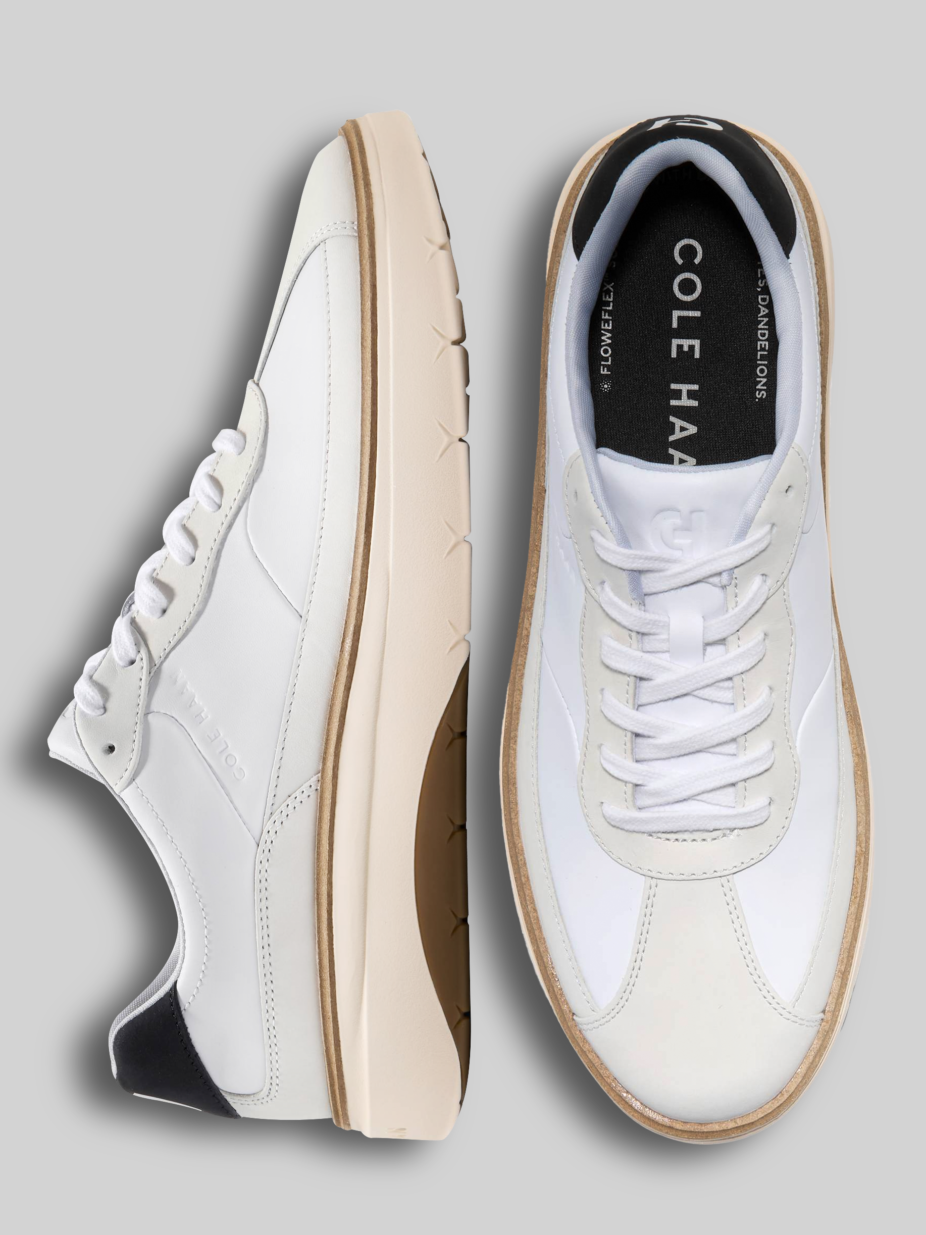 GrandPro FeatherArc Bike Toe Lace-Up Sneakers