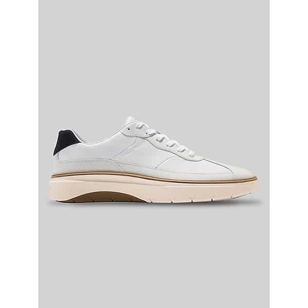 Cole Haan Men's GrandPro FeatherArc Bike Toe Sneakers Optic White / Ivory / Black - Size: 9 1/2 D-Width