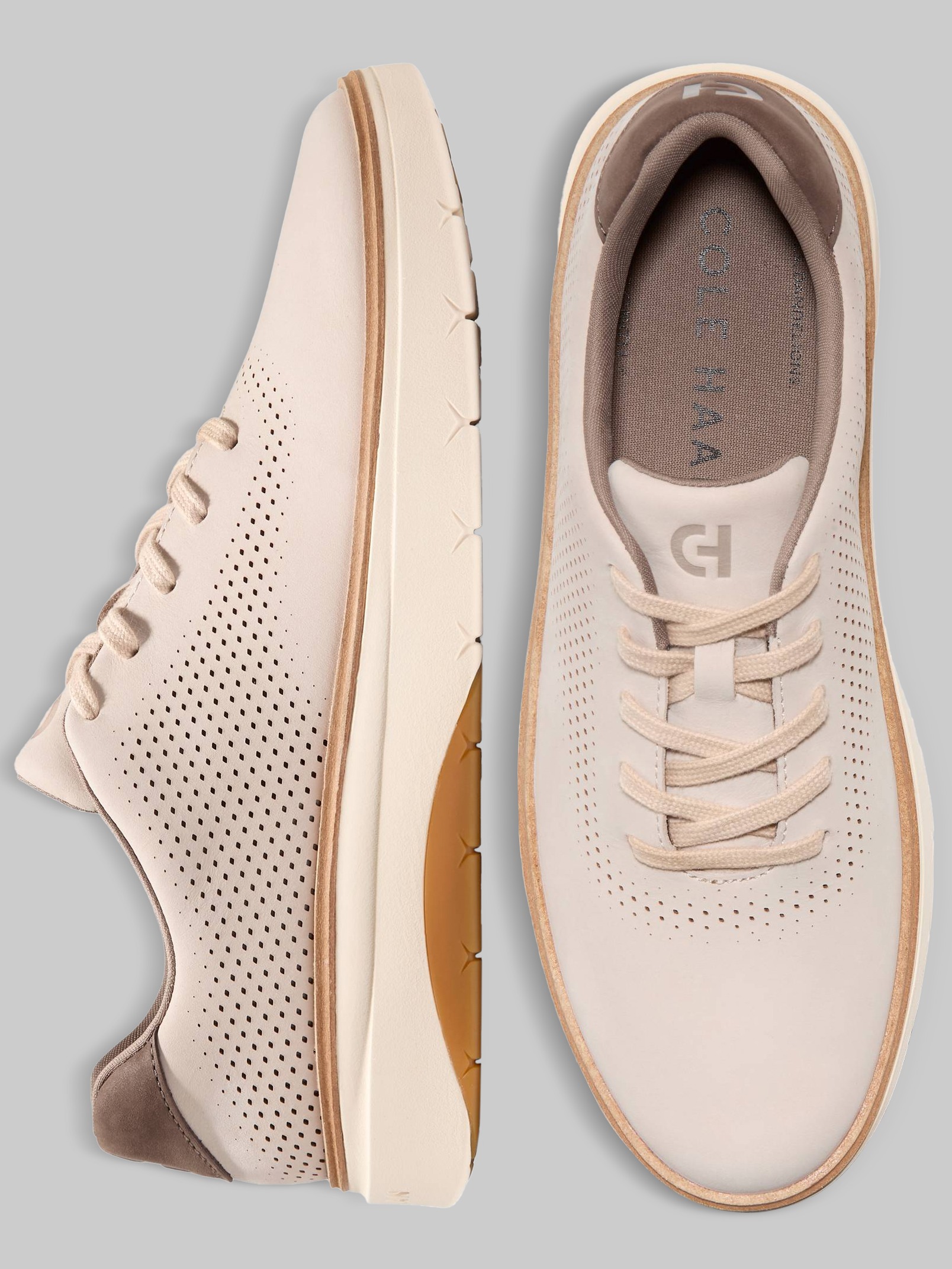 GrandPro FeatherArc Laser Lace-Up Sneakers