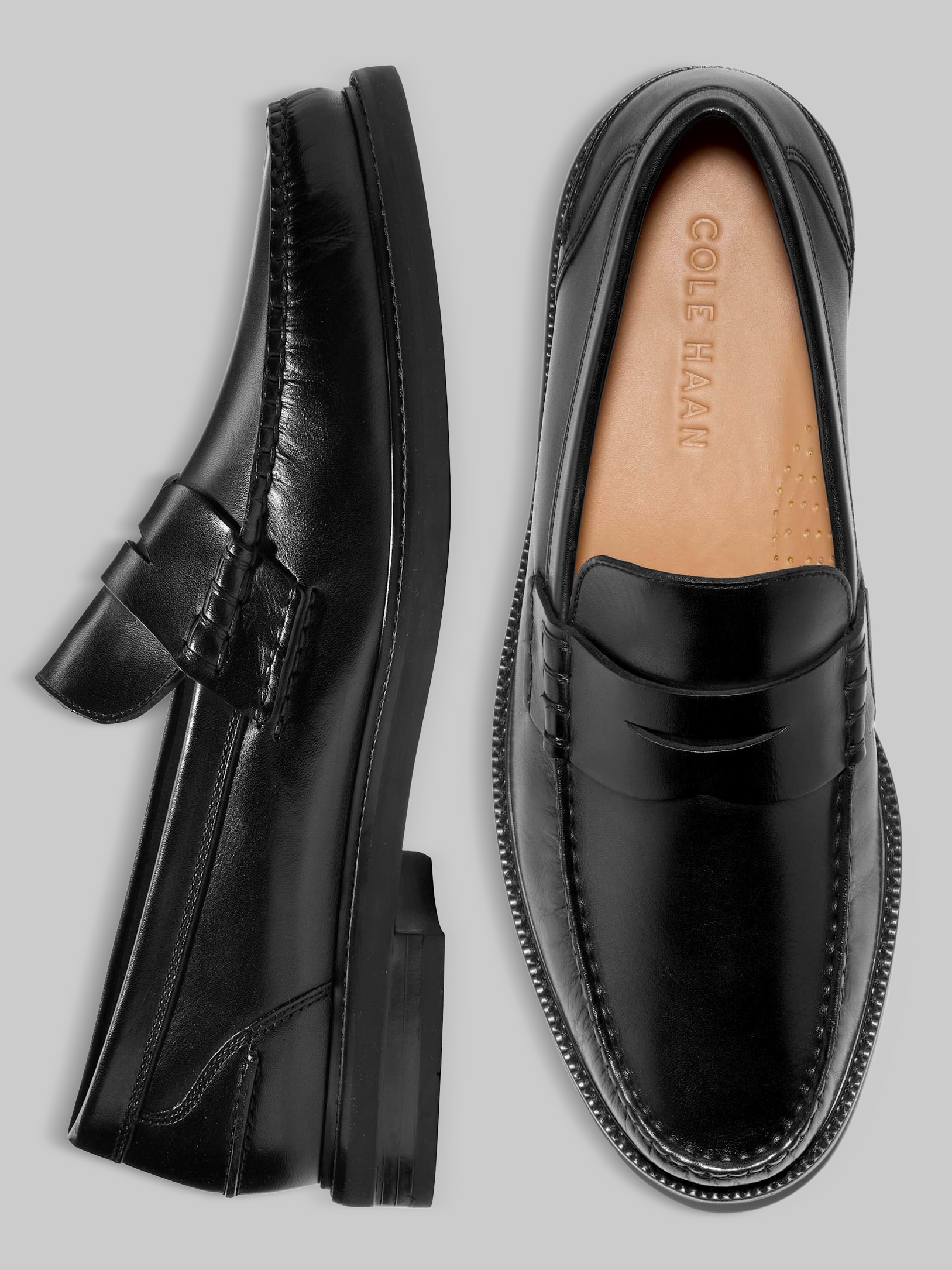 Pinch Prep Leather Penny Loafers