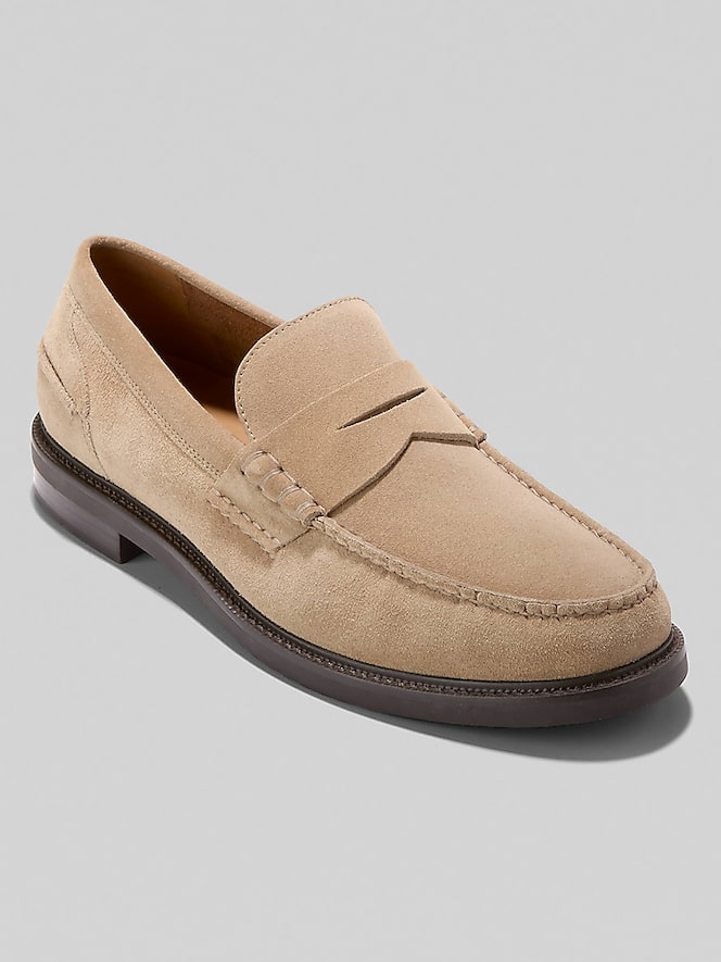Cole Haan Pinch Prep Suede Penny Loafers