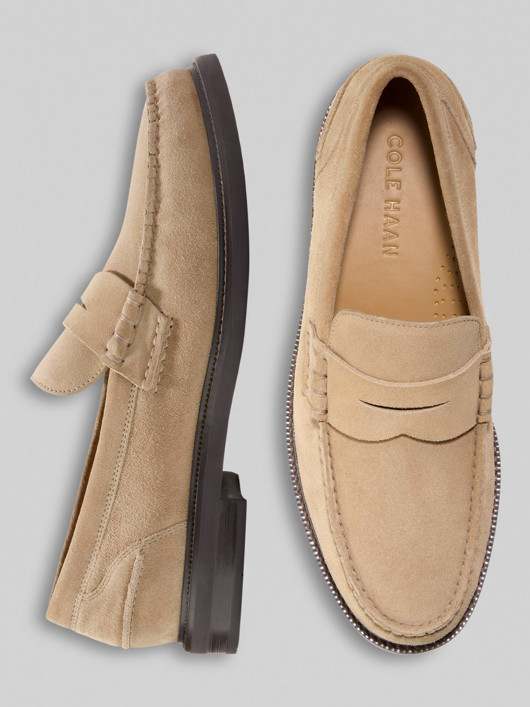 Pinch Prep Suede Penny Loafers