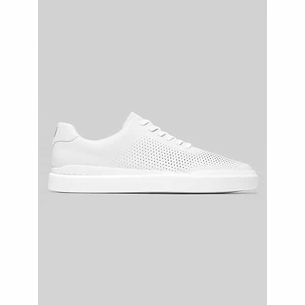 Cole Haan Men's GrandPro Rally Laser Cut Lace-Up Sneakers White - Size: 9 1/2 D-Width TMW434U95413