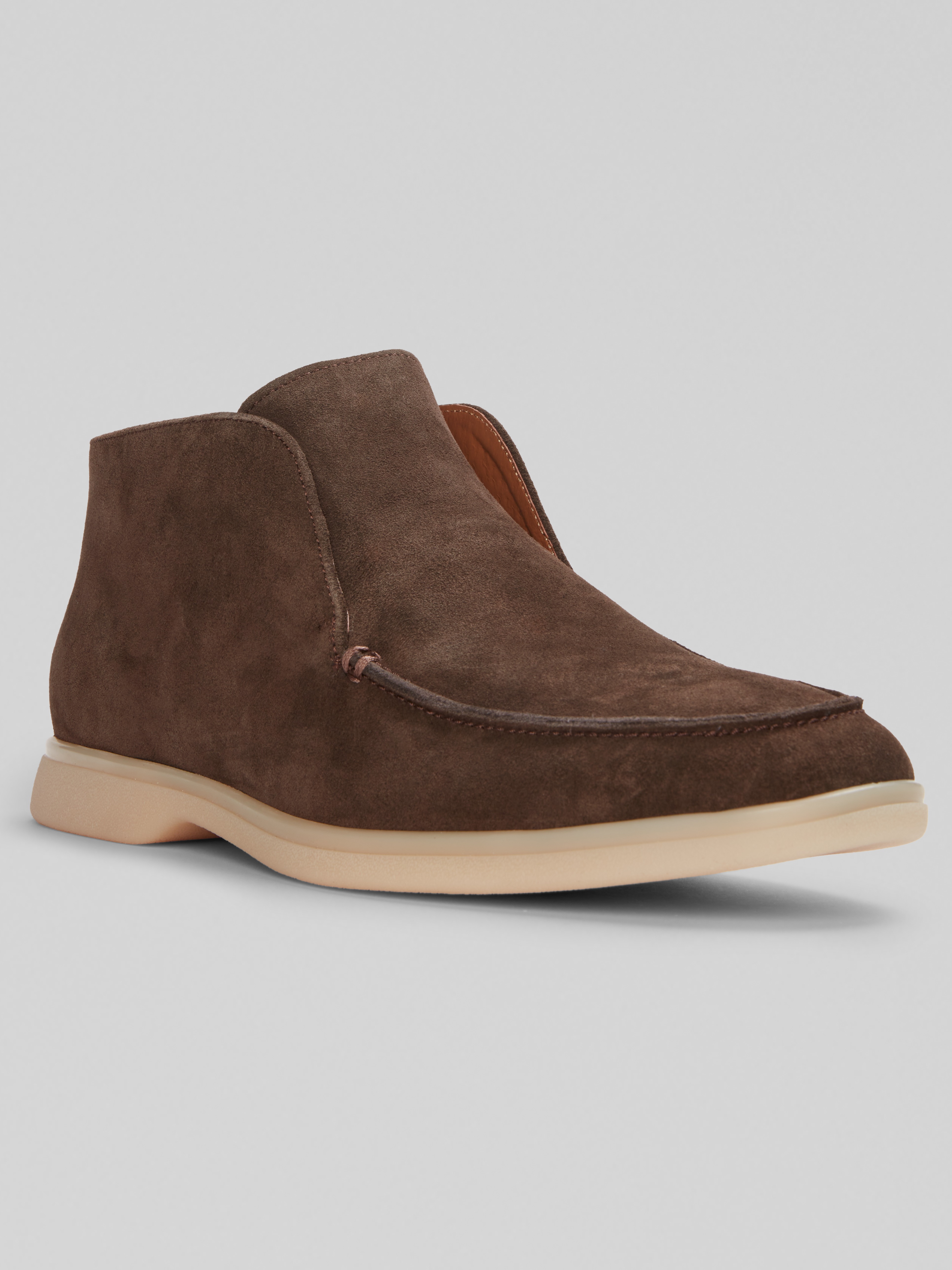 Anderson Suede Moc Toe Loafers