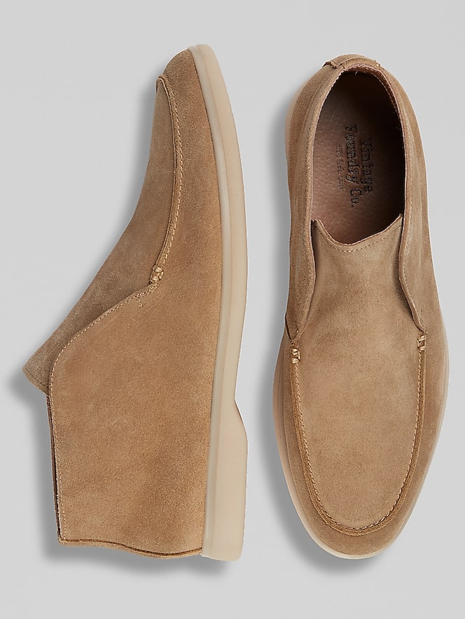 Vintage Foundry Anderson Suede Moc Toe Loafers