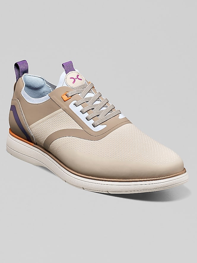 Stacy Adams Everidge Plain Toe Elastic Lace Sneakers