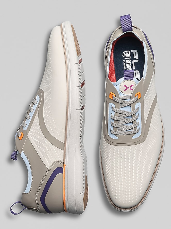 Stacy Adams Everidge Plain Toe Elastic Lace Sneakers