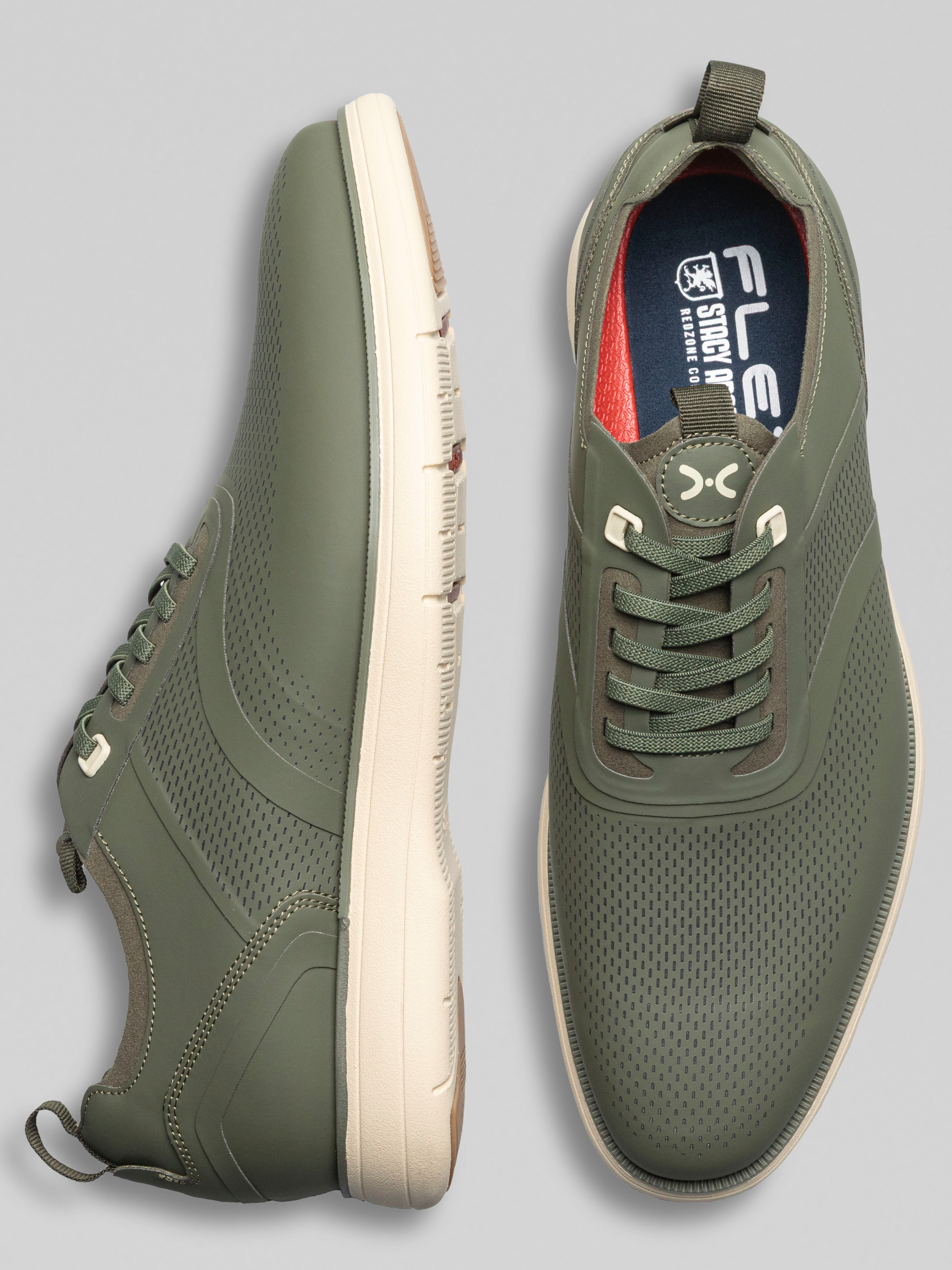 Everidge Plain Toe Elastic Lace Sneakers