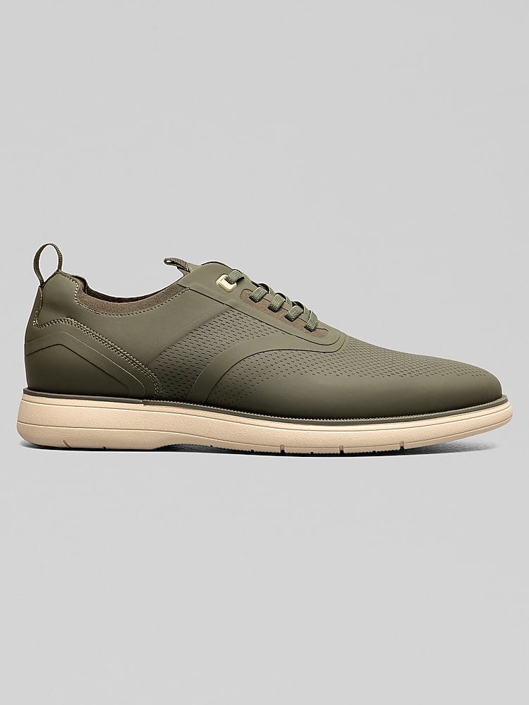 olive green dress with white shoes Dirk Brogues Derby Olive Oil Pullup Leather Shoes – StudGuard – The Jacket Maker main image 0