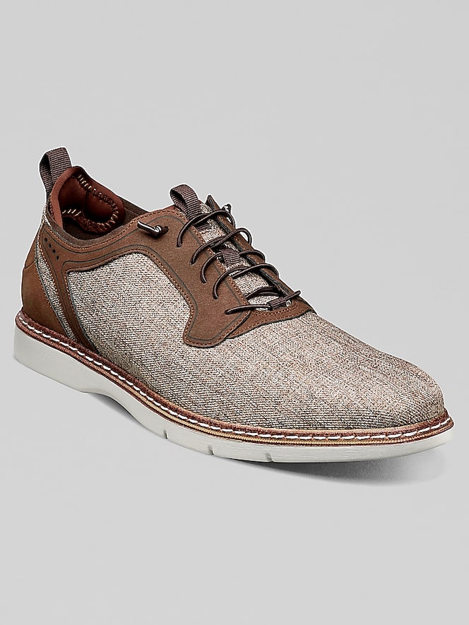 Stacy Adams Scanlon Elastic Lace Plain Toe Shoes