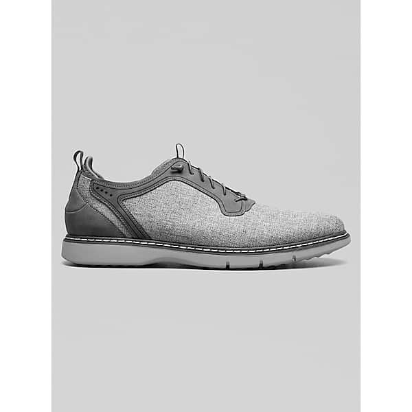 Stacy Adams Men's Scanlon Elastic Lace Plain Toe Shoes Gray - Size: 10.5 D-Width TMW435D05404