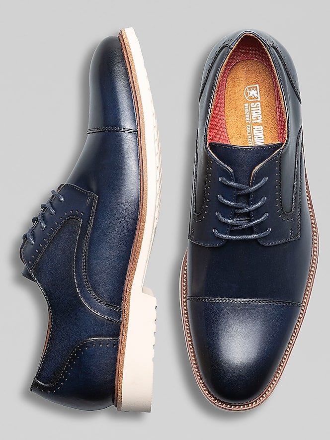 Stacy Adams Wesbridge Cap Toe Lace-Up Shoes