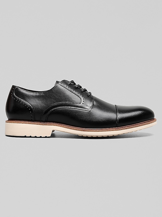 Stacy Adams Men's Wesbridge Cap Toe Lace-Up Shoes , Black