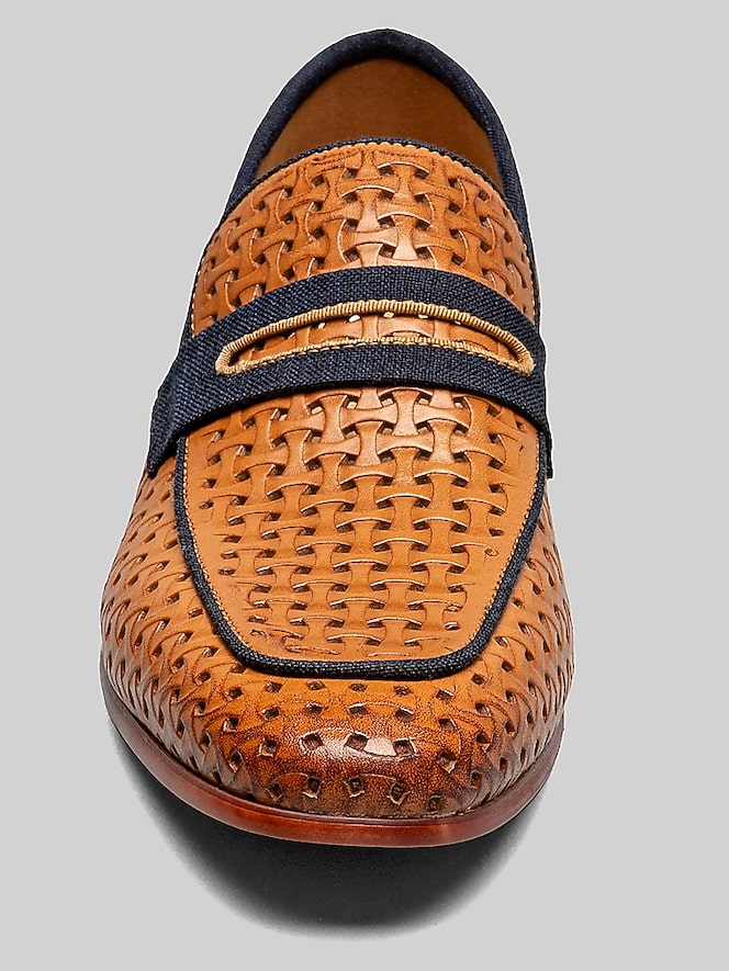 Stacy Adams Winstead Moc Toe Saddle Loafers